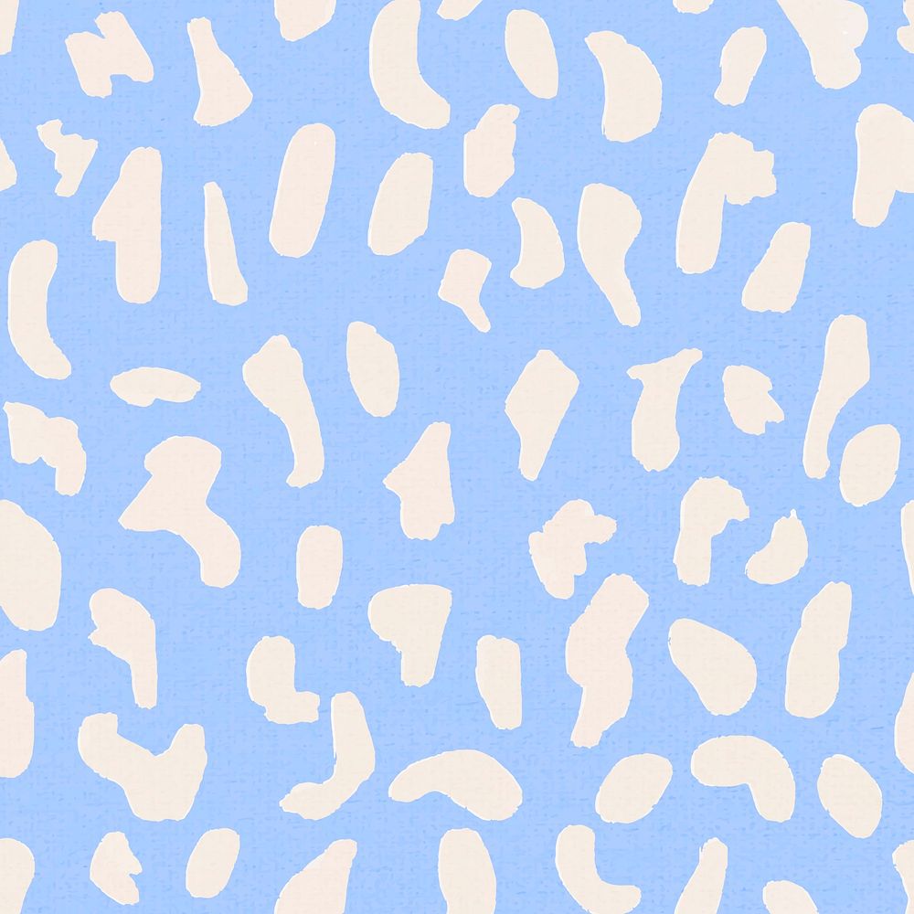 Deer pattern blue background seamless, social media post vector