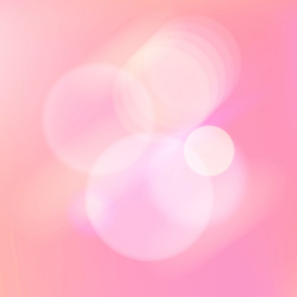 Pastel pink bokeh light background vector
