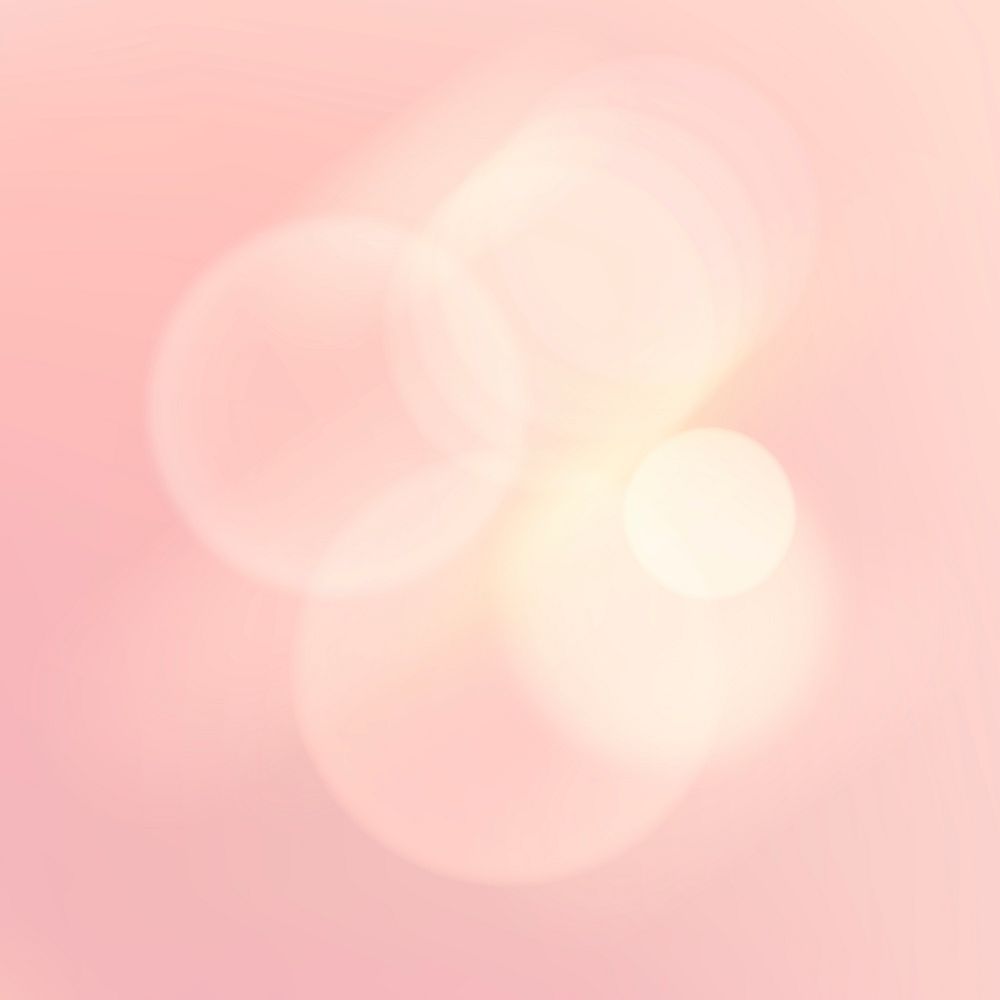 Pastel pink bokeh background for social media post, aesthetic design vector