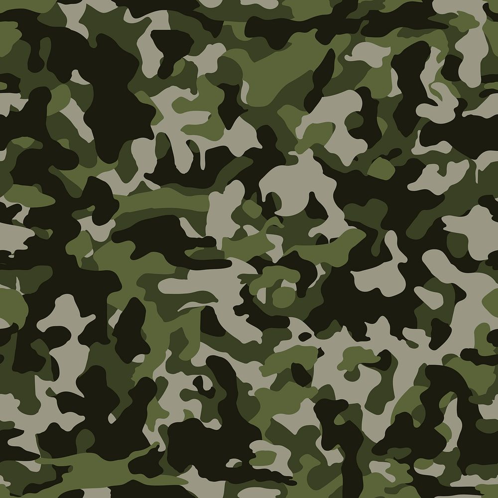 Aesthetic green camo pattern background design 