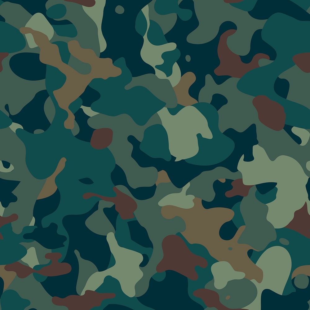 Camouflage pattern background, green navy print design