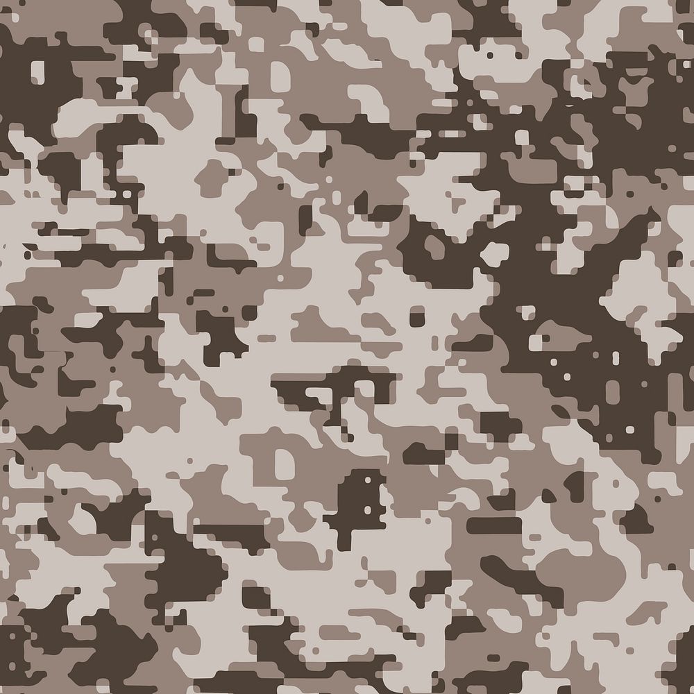 Camouflage pattern background, brown army print design