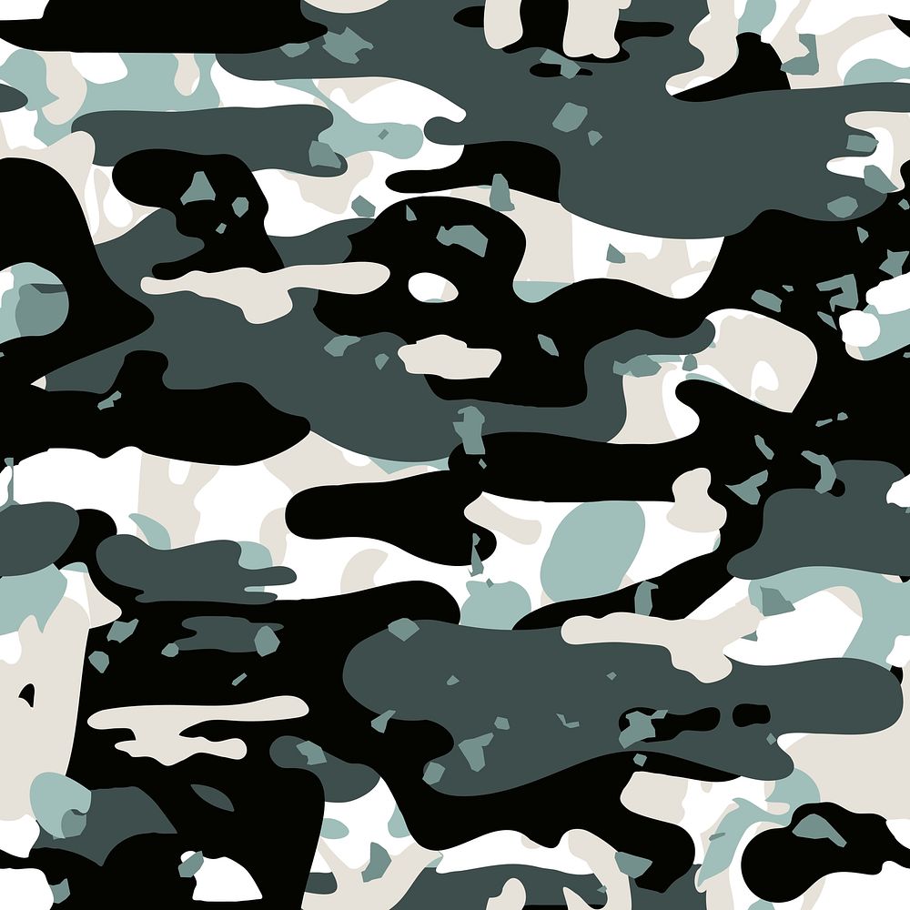 Army print background, camouflage pattern in aesthetic design vector