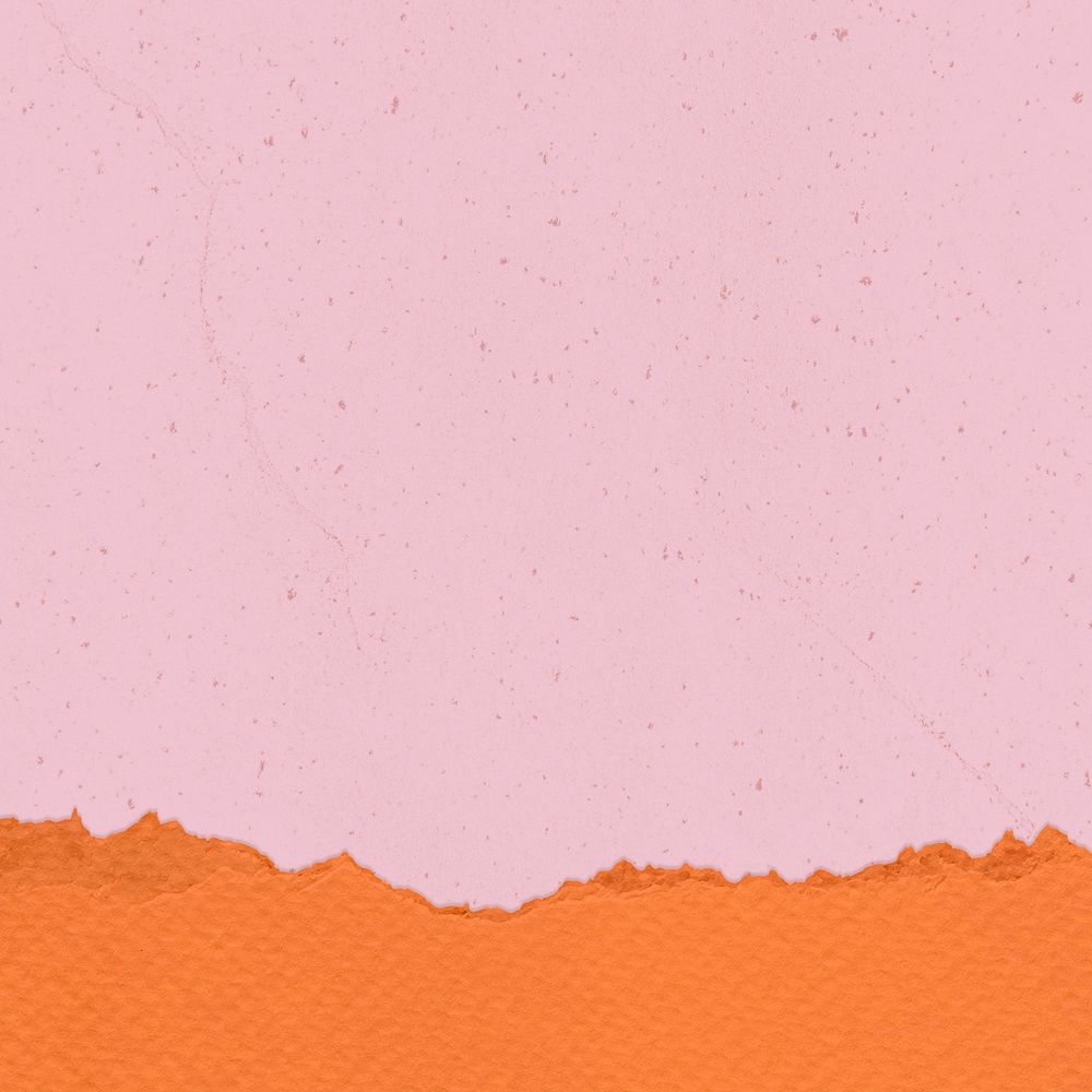 Pink paper background, torn texture border