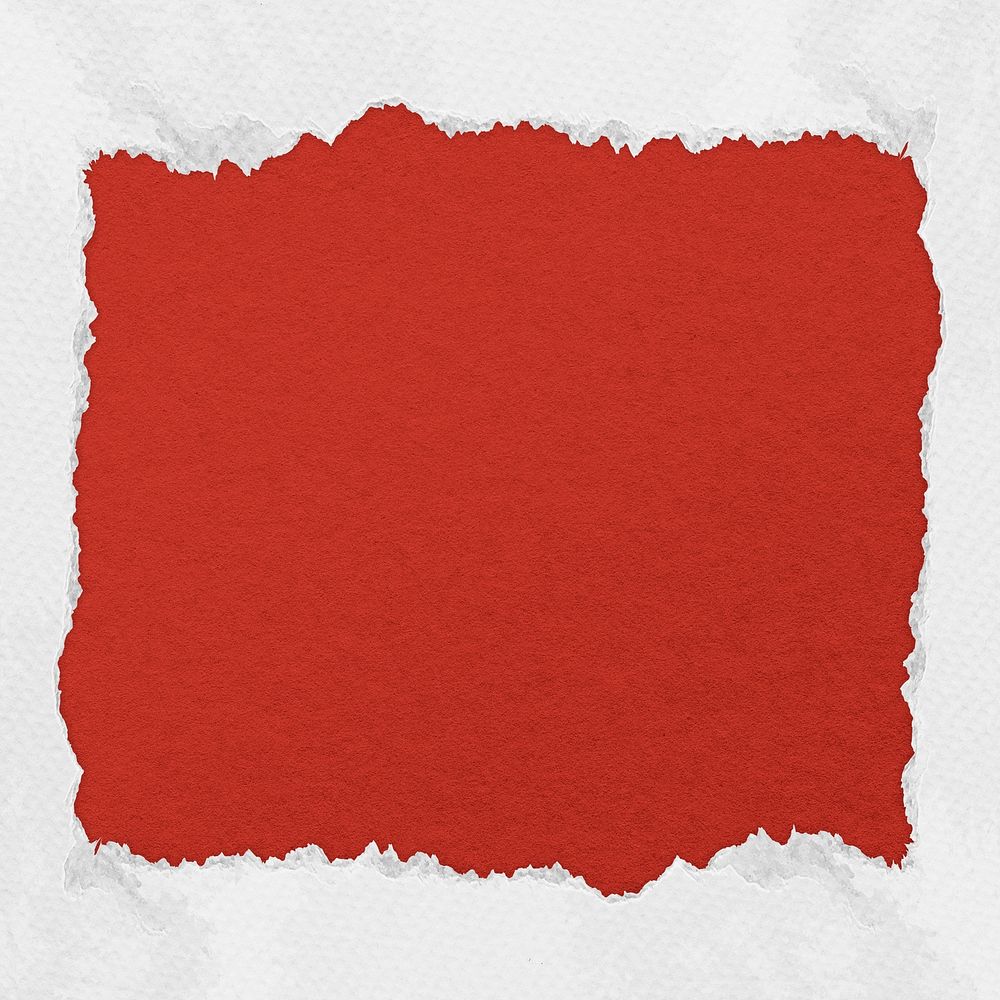 Red frame background, paper texture creative psd