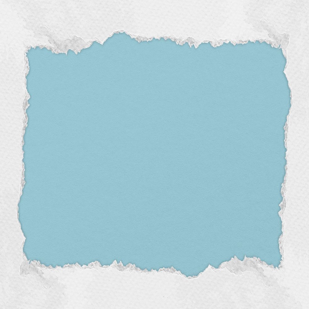 Blue frame background, paper texture creative psd