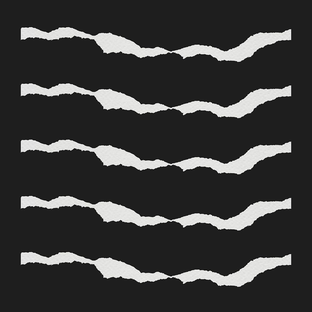 Ripped paper textured brush vector, Vector rawpixel