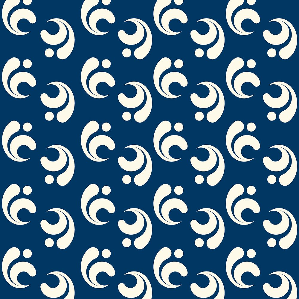 Blue abstract background, seamless element pattern