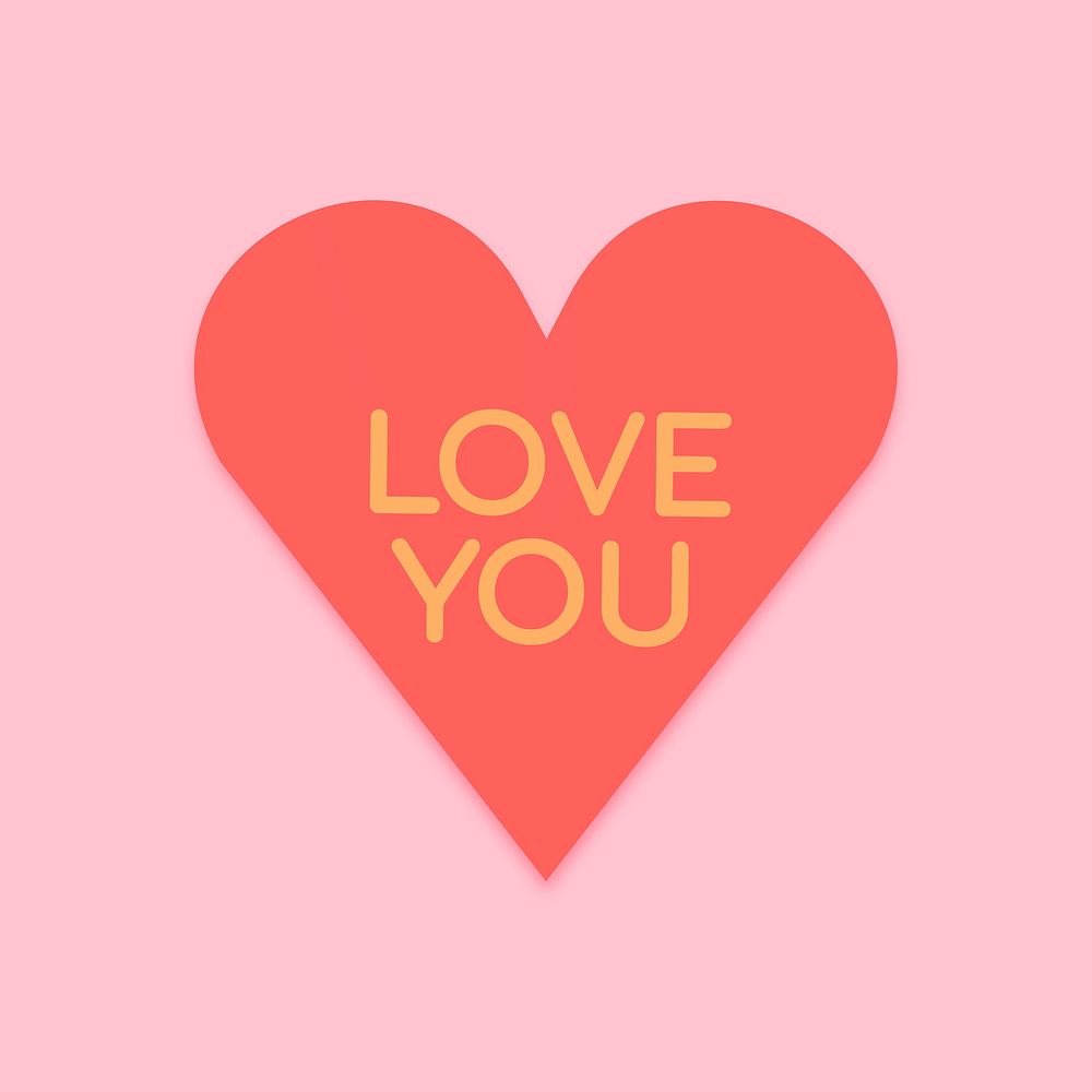 Heart love clip art, love you, valentines theme valentine design