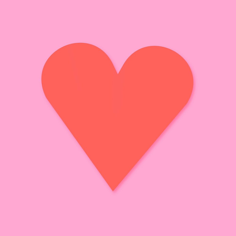 Heart shape vector stickers, valentines love design