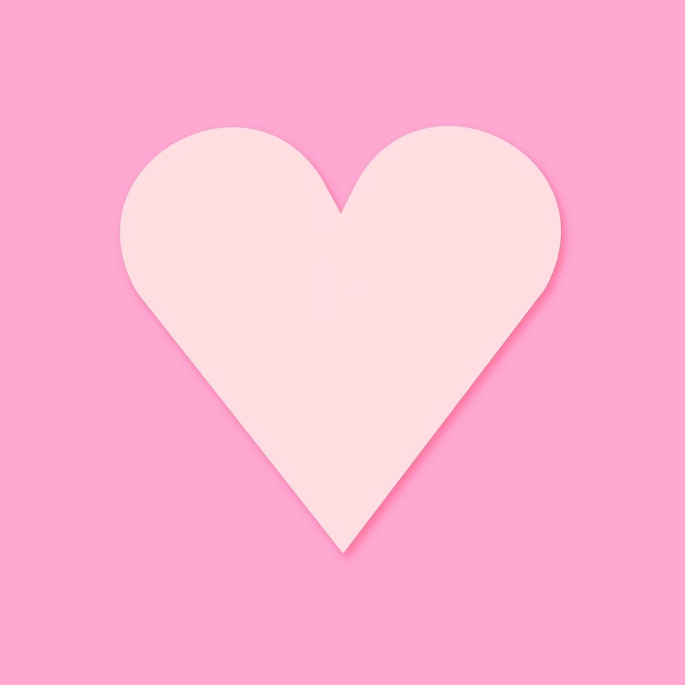 Heart love psd stickers, valentine design