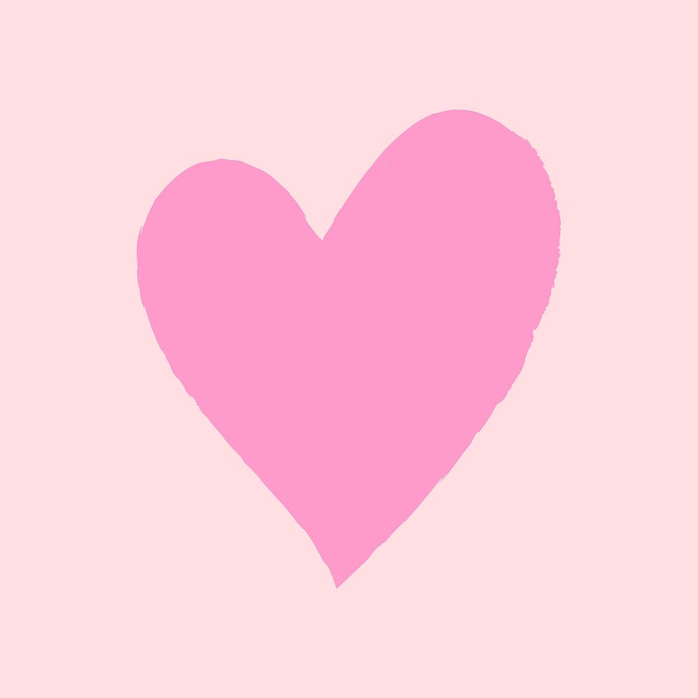 Valentines heart sticker, love vector design 