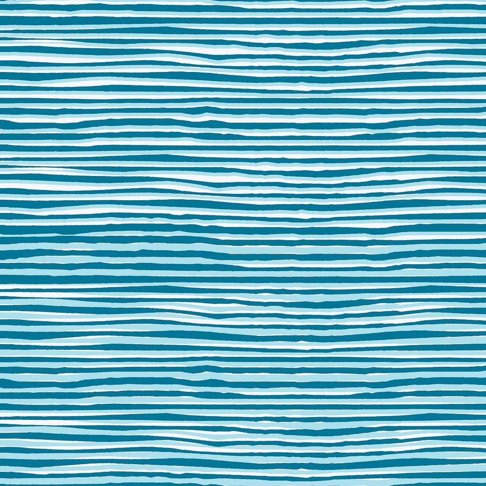 Cute blue stripes background, brush design vector
