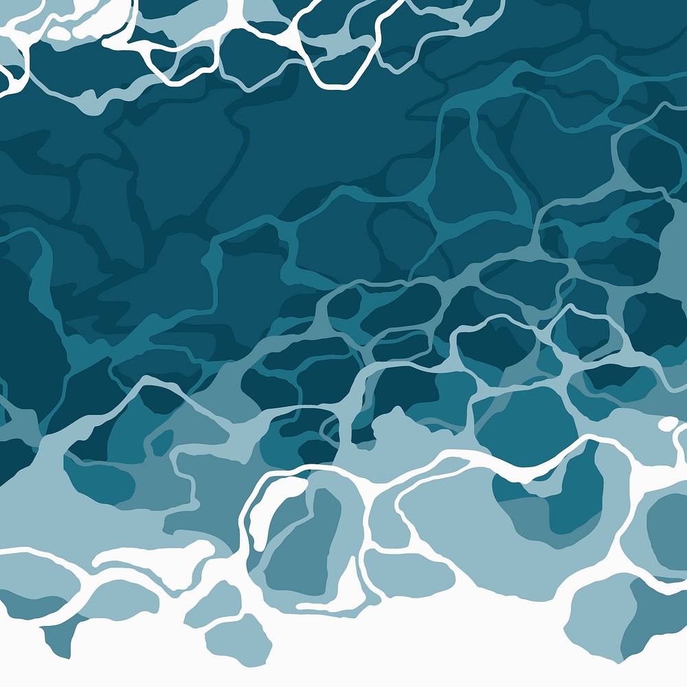 Gradient water surface background illustration design vector