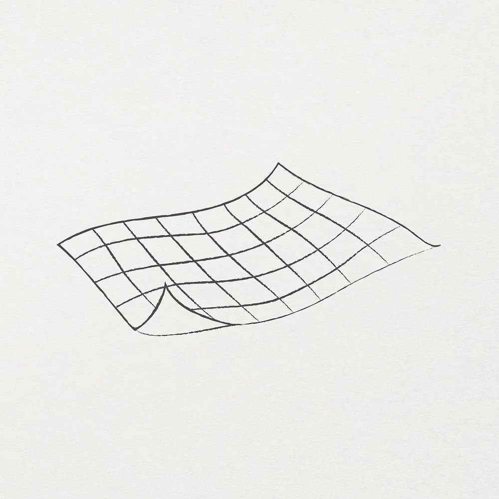Kitchen napkin shape collage element cute doodle design vector
