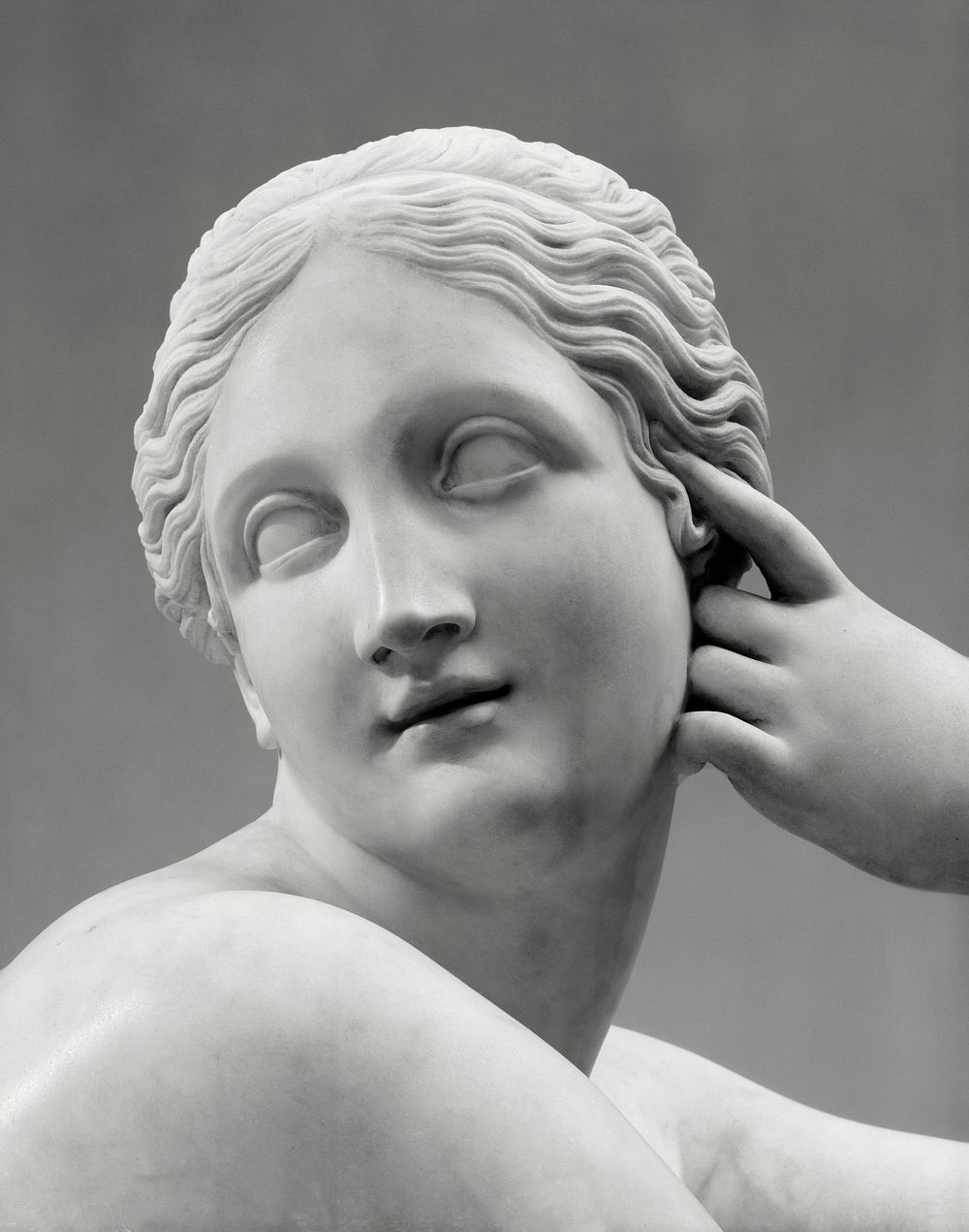 Reclining Naiad (1819&ndash;1824) by Antonio Canova. Original from The MET museum. Digitally enhanced by rawpixel.