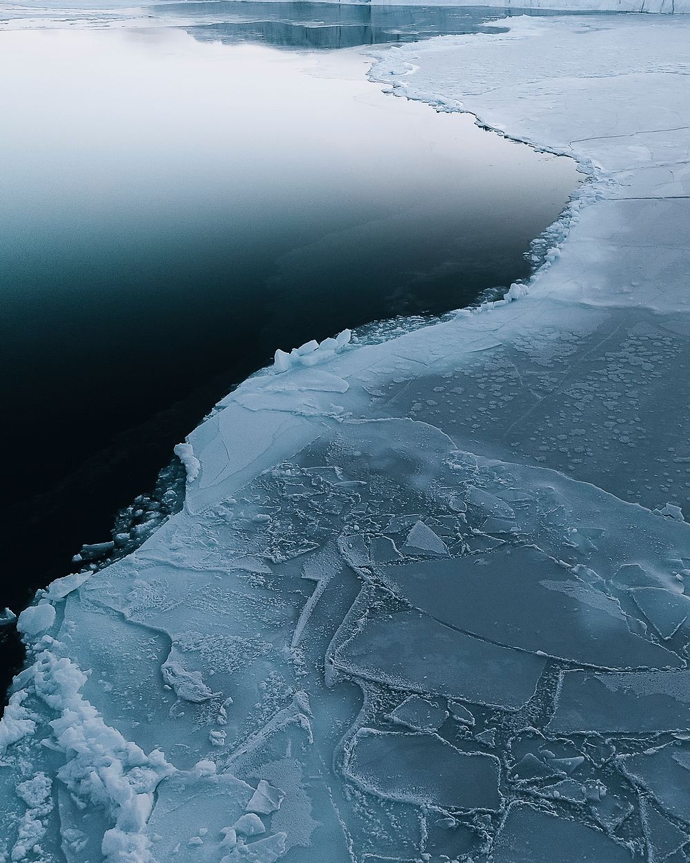 Ice meets sea on Greenland