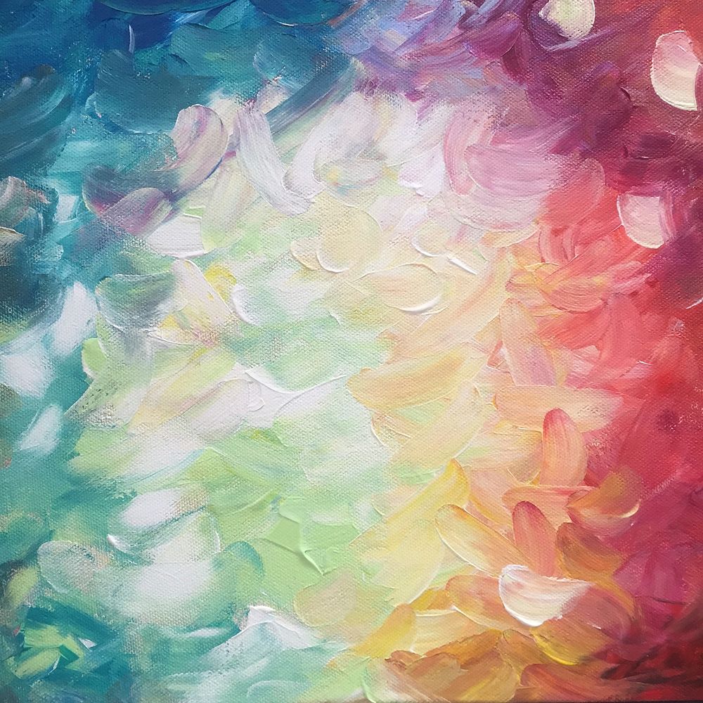 Free abstract colorful painting background, public domain CC0 photo.