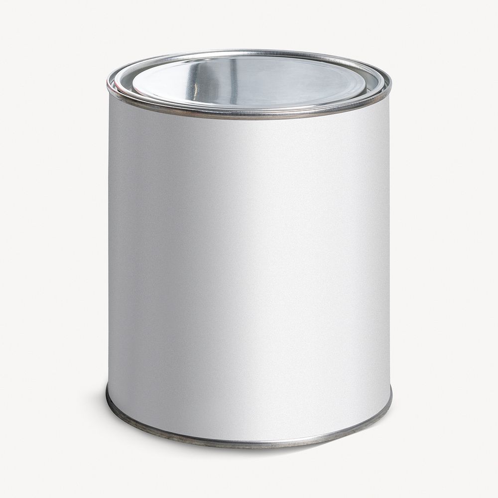 Paint can, isolated object image psd