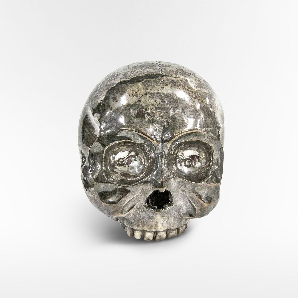 Figure of a skull. Original public domain image from The Minneapolis Institute of Art. Digitally enhanced by rawpixel.