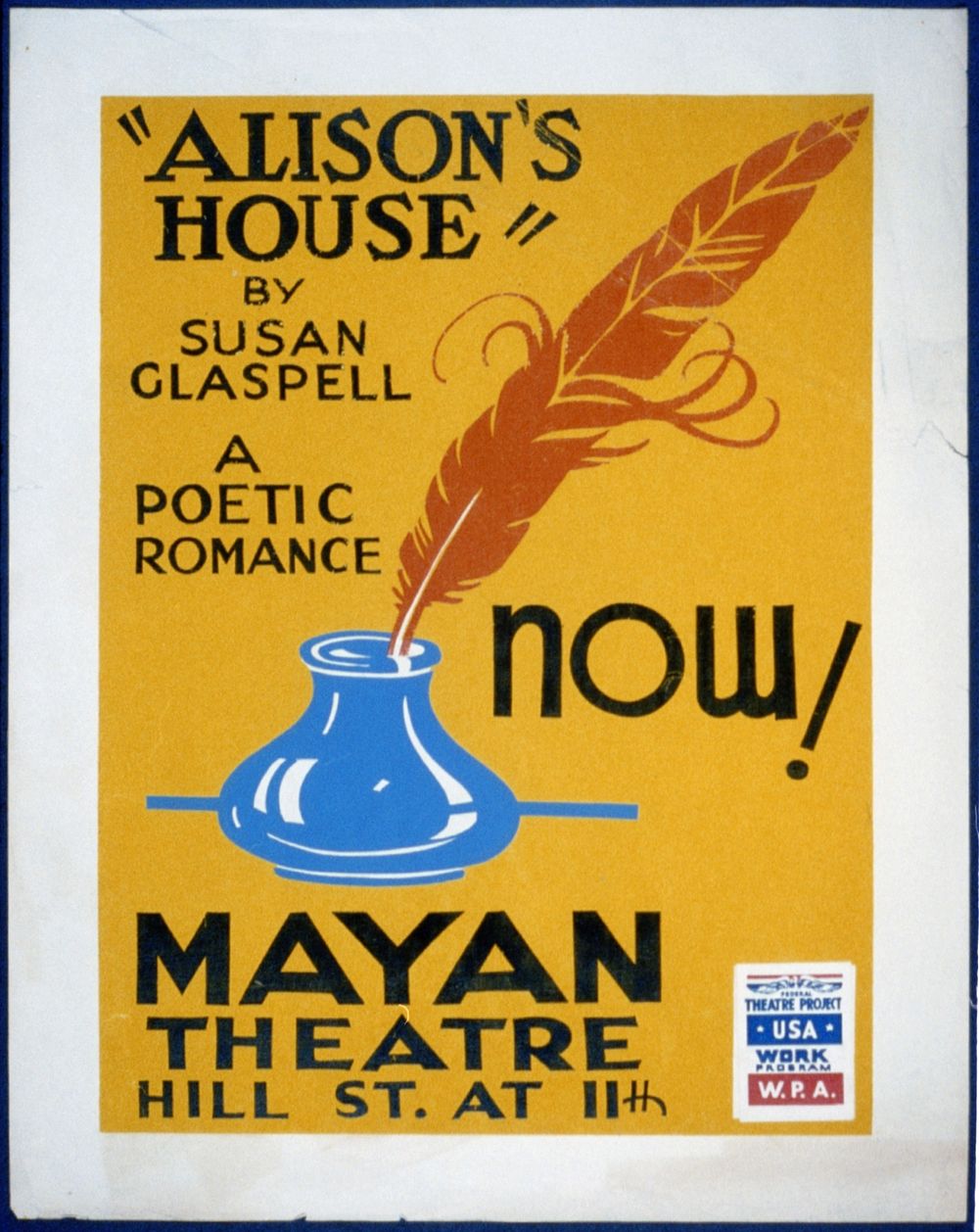 "Alison's house" by Susan Glaspell a poetic romance.