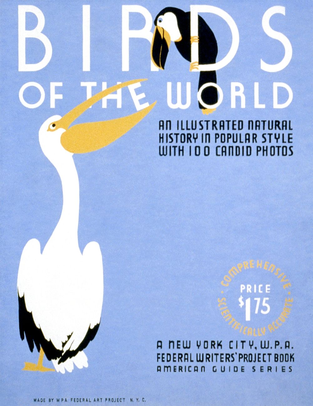 Birds of the world An illustrated natural history in popular style with 100 candid photos : A New York City, W.P.A. Federal…