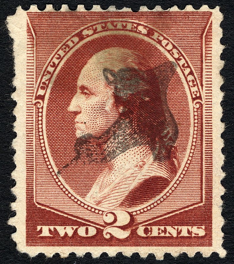 2c Washington with woman's shoe single