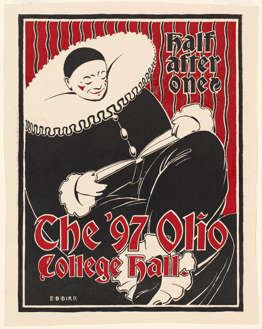             Half after one, the '97 Olio College hall          