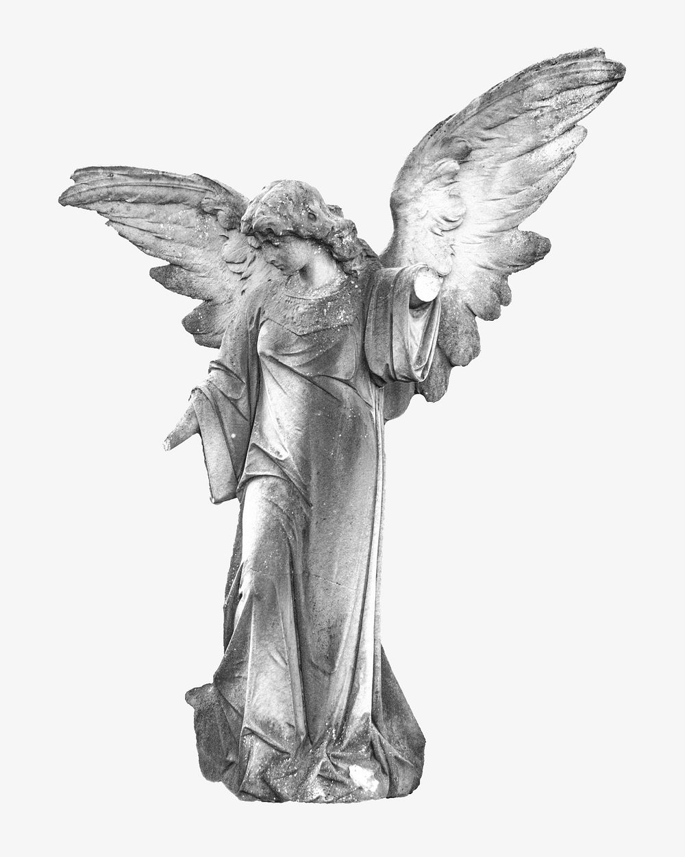 Angel statue  isolated design