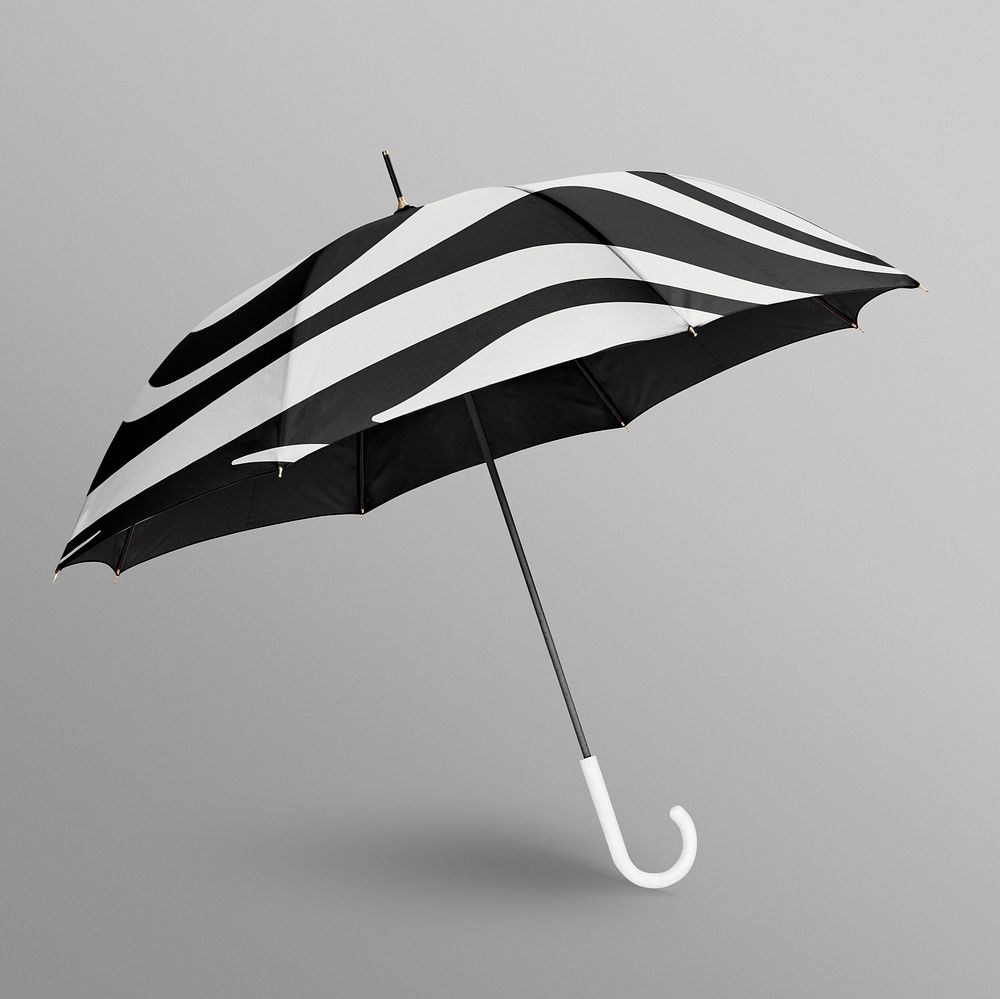 Umbrella mockup psd in abstract style