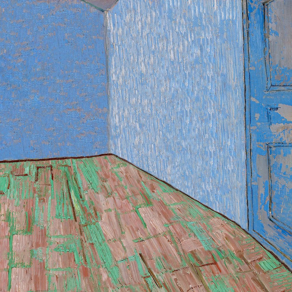 The Bedroom (1889) by Vincent Van Gogh. Original from the Art Institute of Chicago. Digitally enhanced by rawpixel.