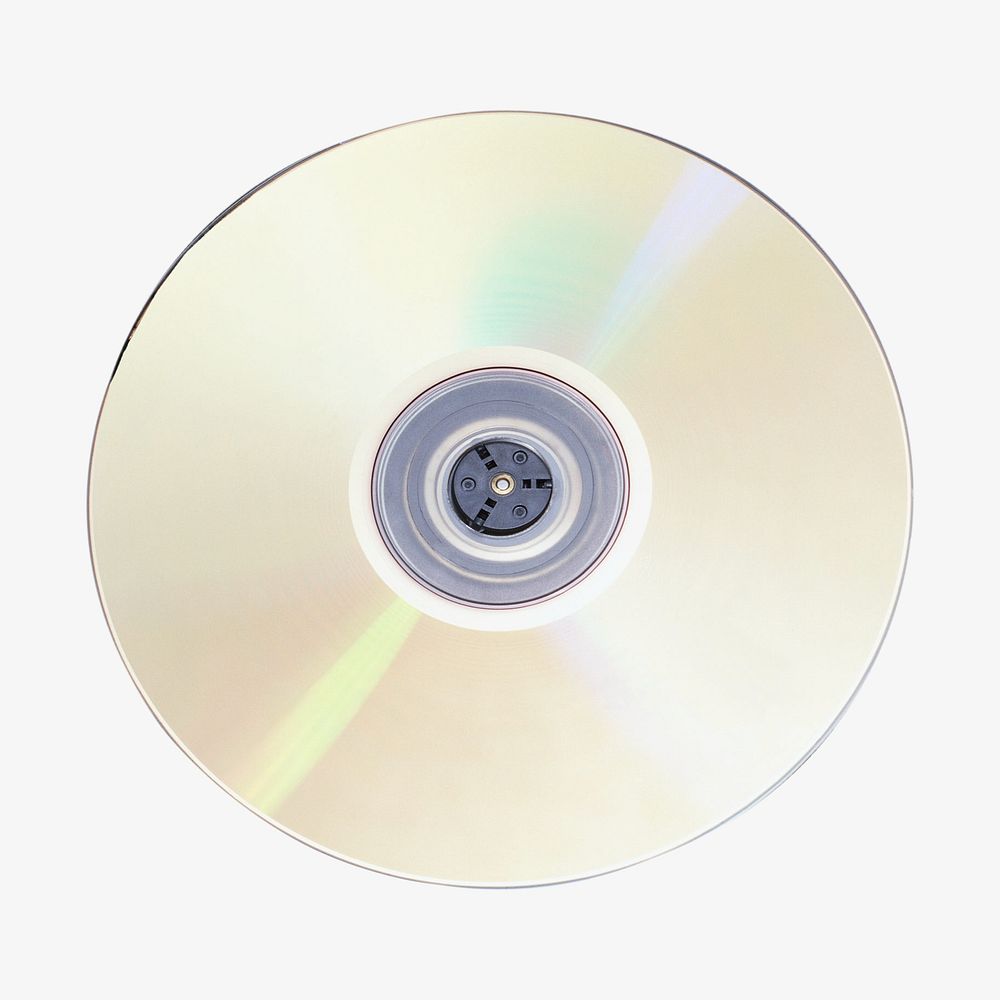 Blank CD, isolated image