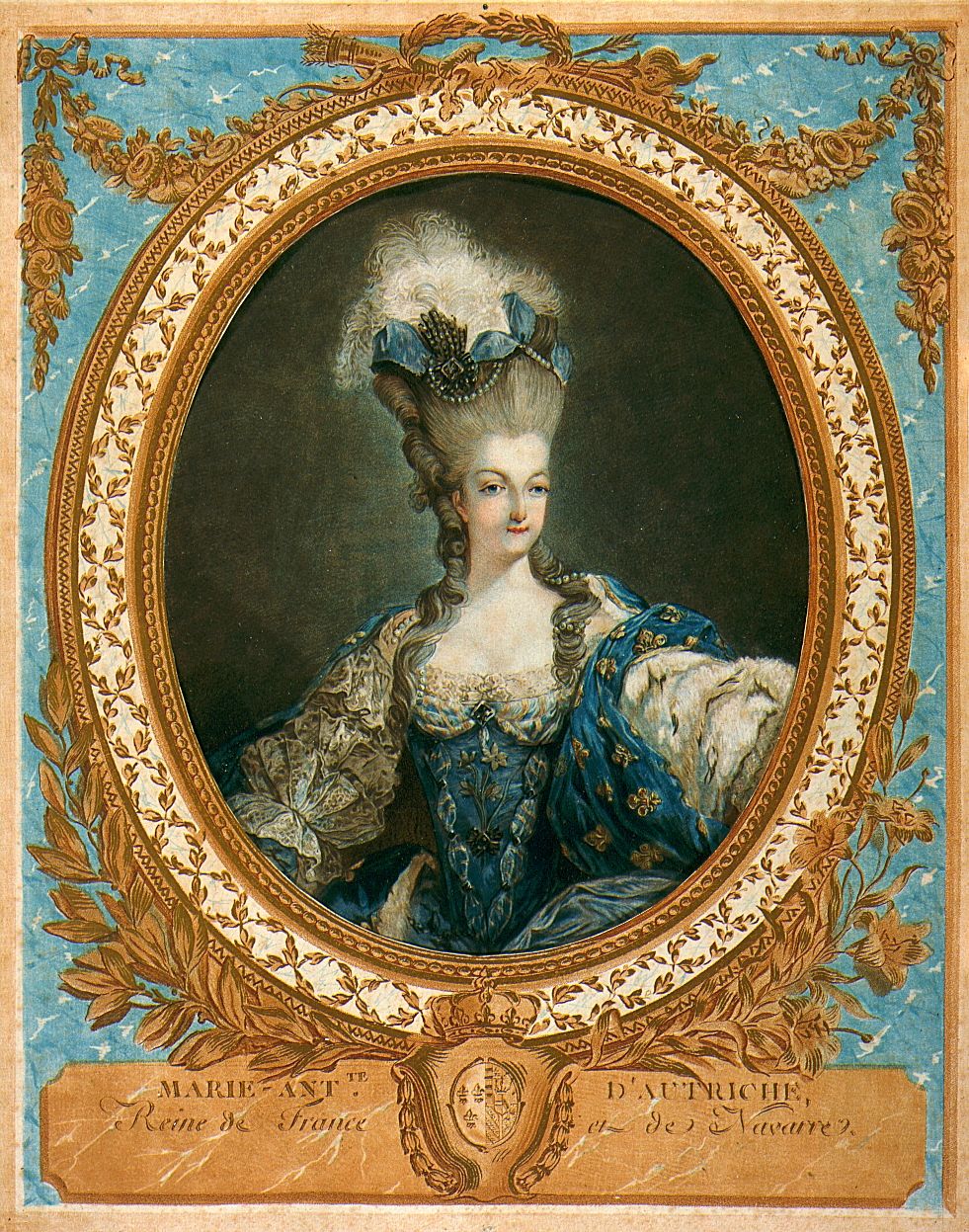 Portrait of Marie-Antoinette by Jean François Janinet