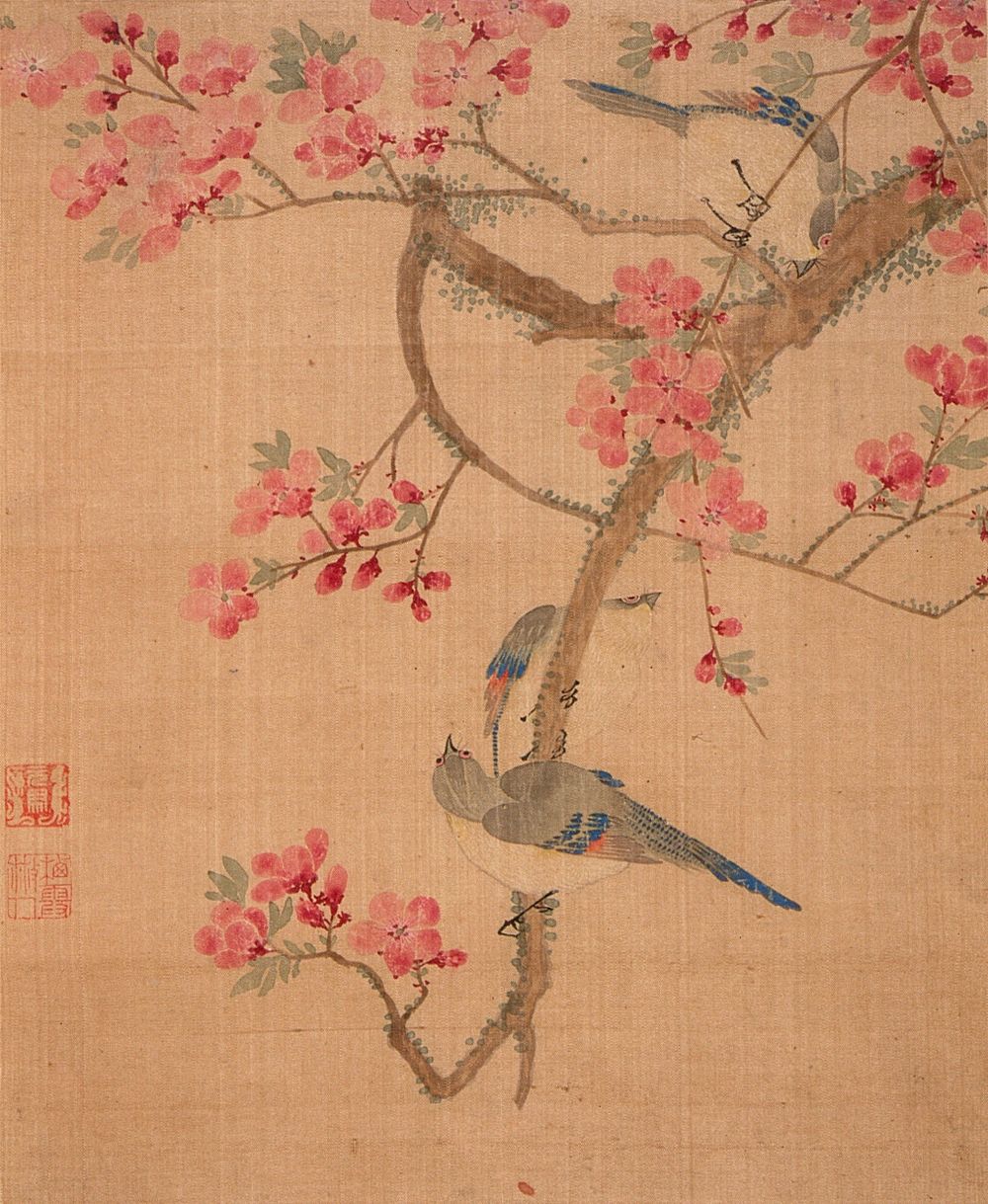 Peach Blossoms and Birds, from the album, Flowers Birds, and Fish by Ma Yuanyu