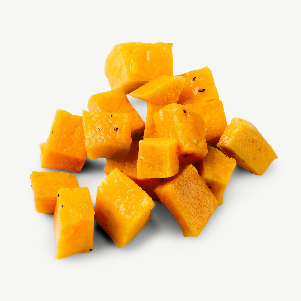 Roasted sweet potato design element psd