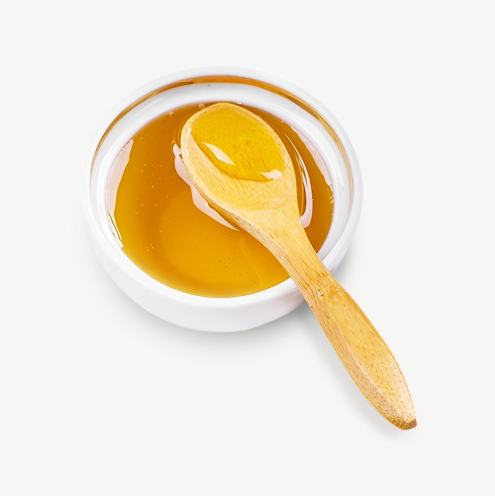 Honey image on white
