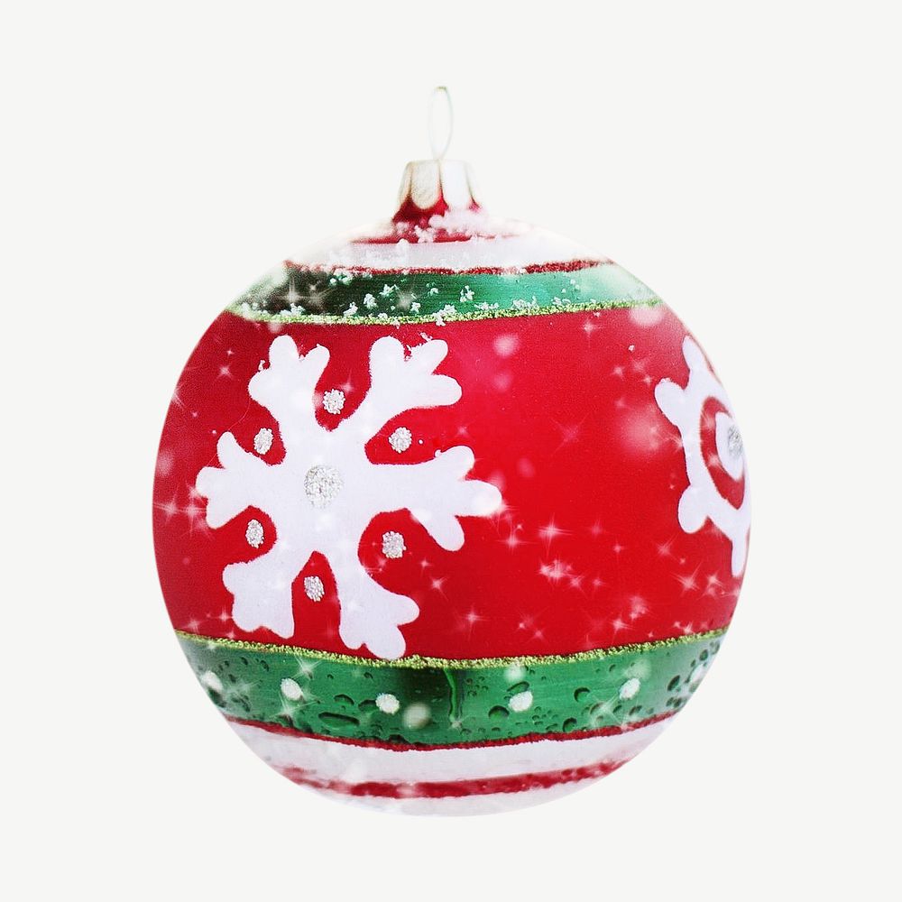 Christmas ornament isolated graphic psd
