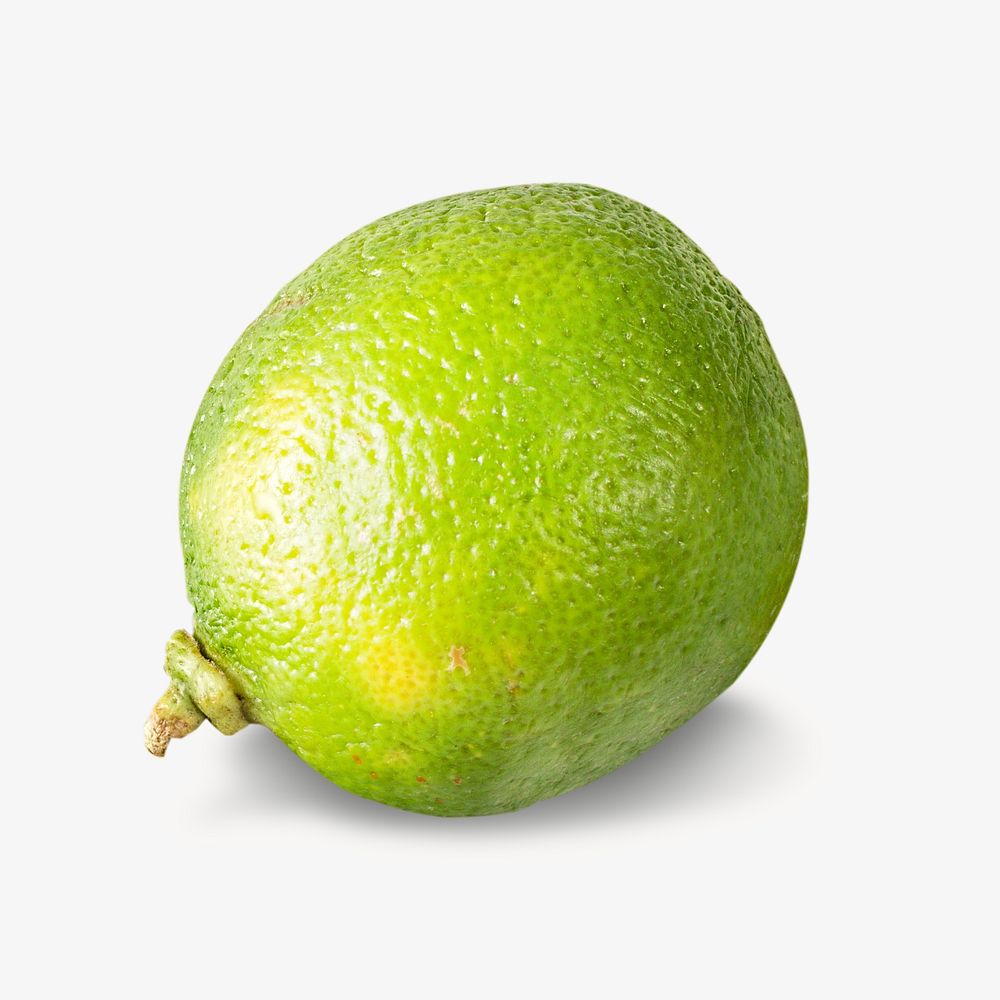 Lime image on white
