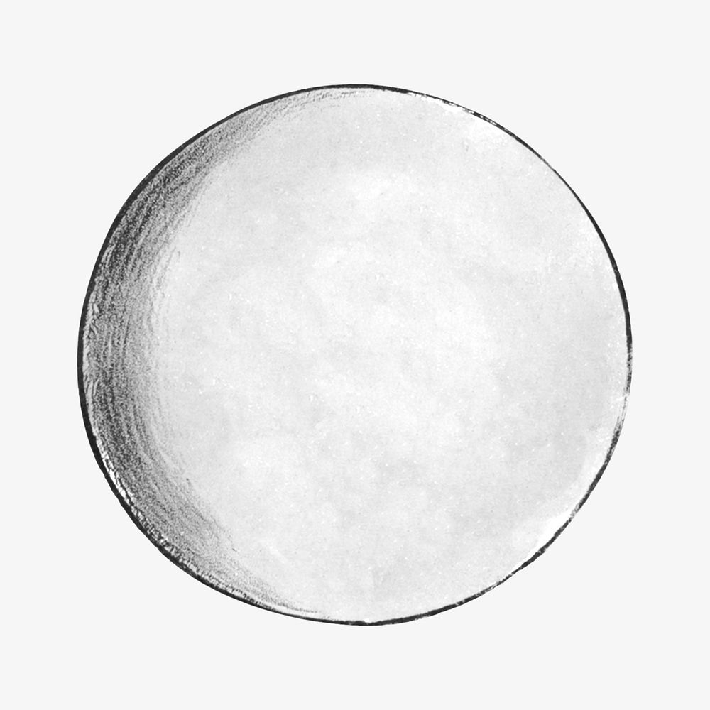 Full moon, circle illustration. Remixed by rawpixel.