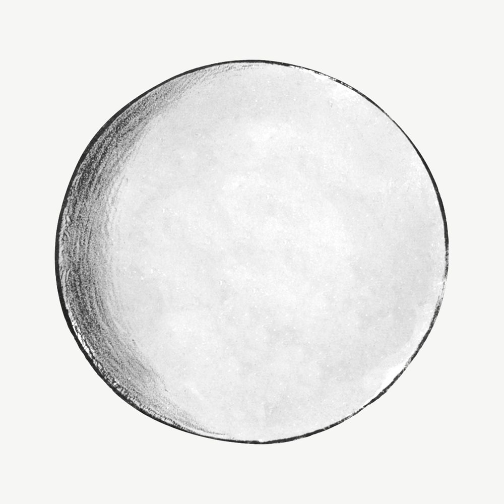 Full moon, circle illustration psd. Remixed by rawpixel.