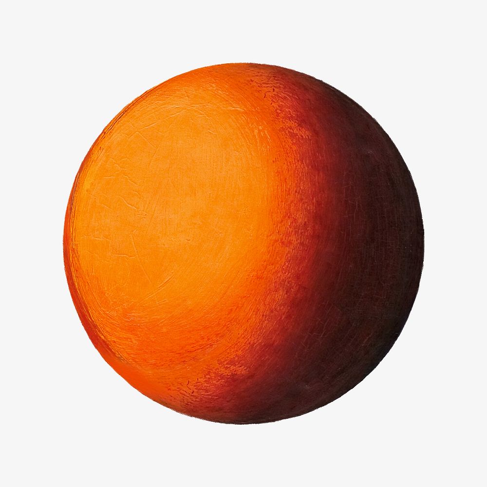 Orange ball still life by Vilhelm Lundstrom. Remixed by rawpixel.