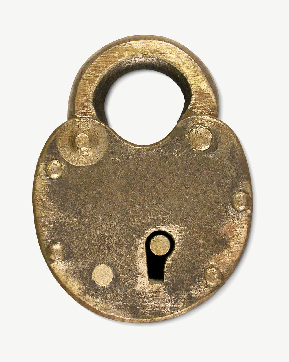 Vintage padlock, old object psd designed by H. C. Jones. Remixed by rawpixel.