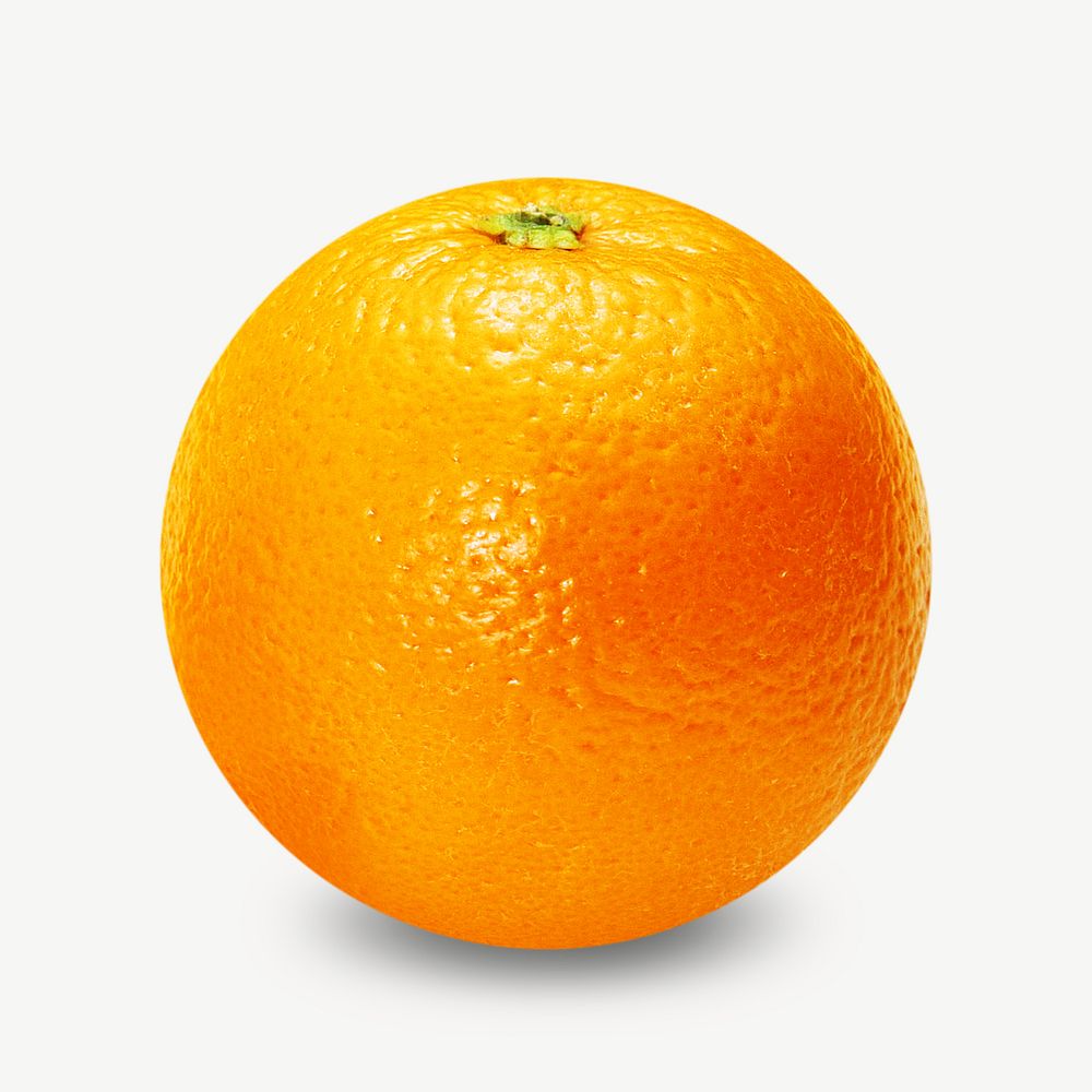 Orange fruit design element psd
