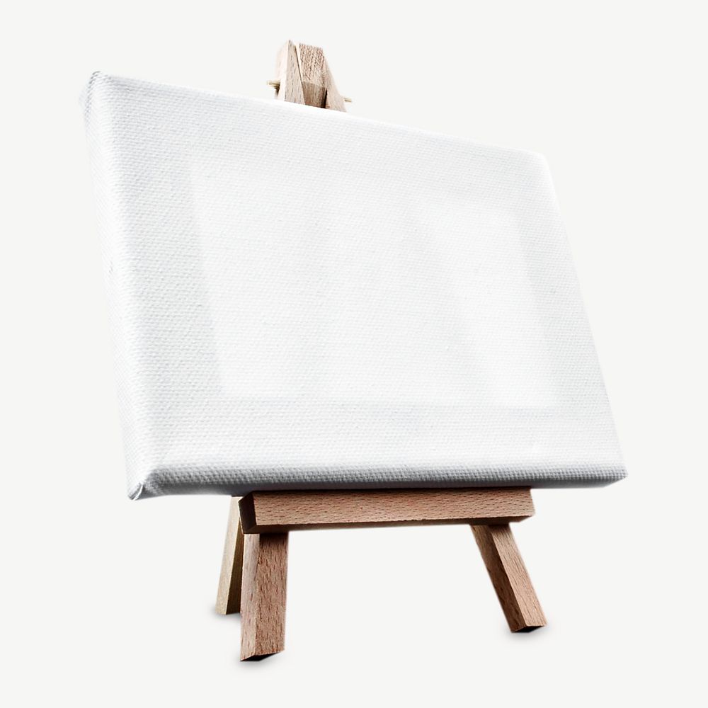 Paint canvas isolated object psd