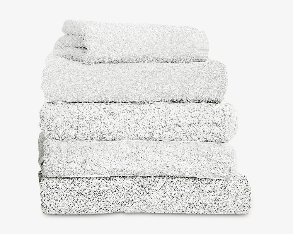 Towel stack, isolated object