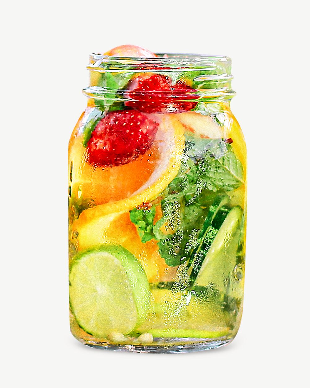 Infused water design element psd