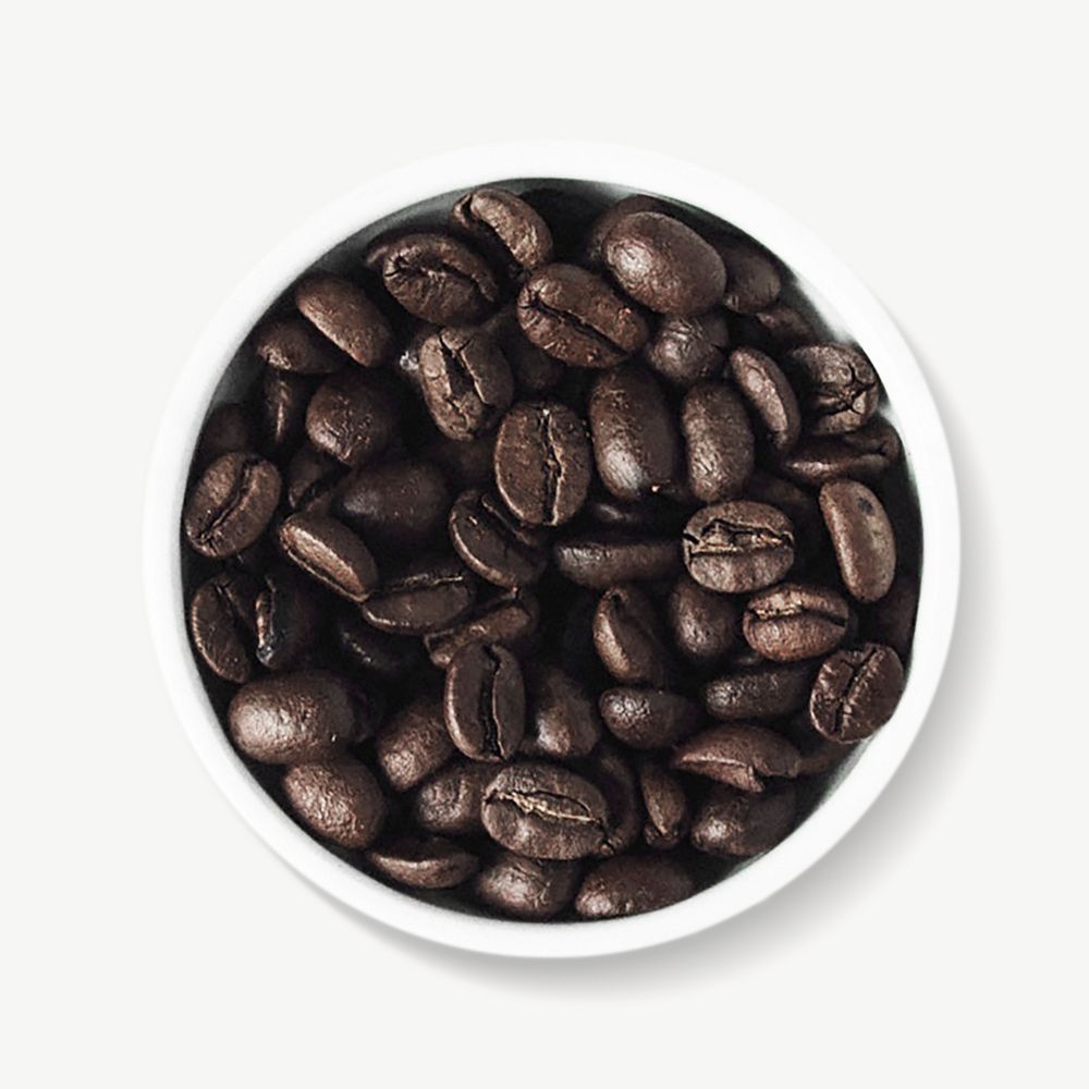 Coffee beans graphic psd