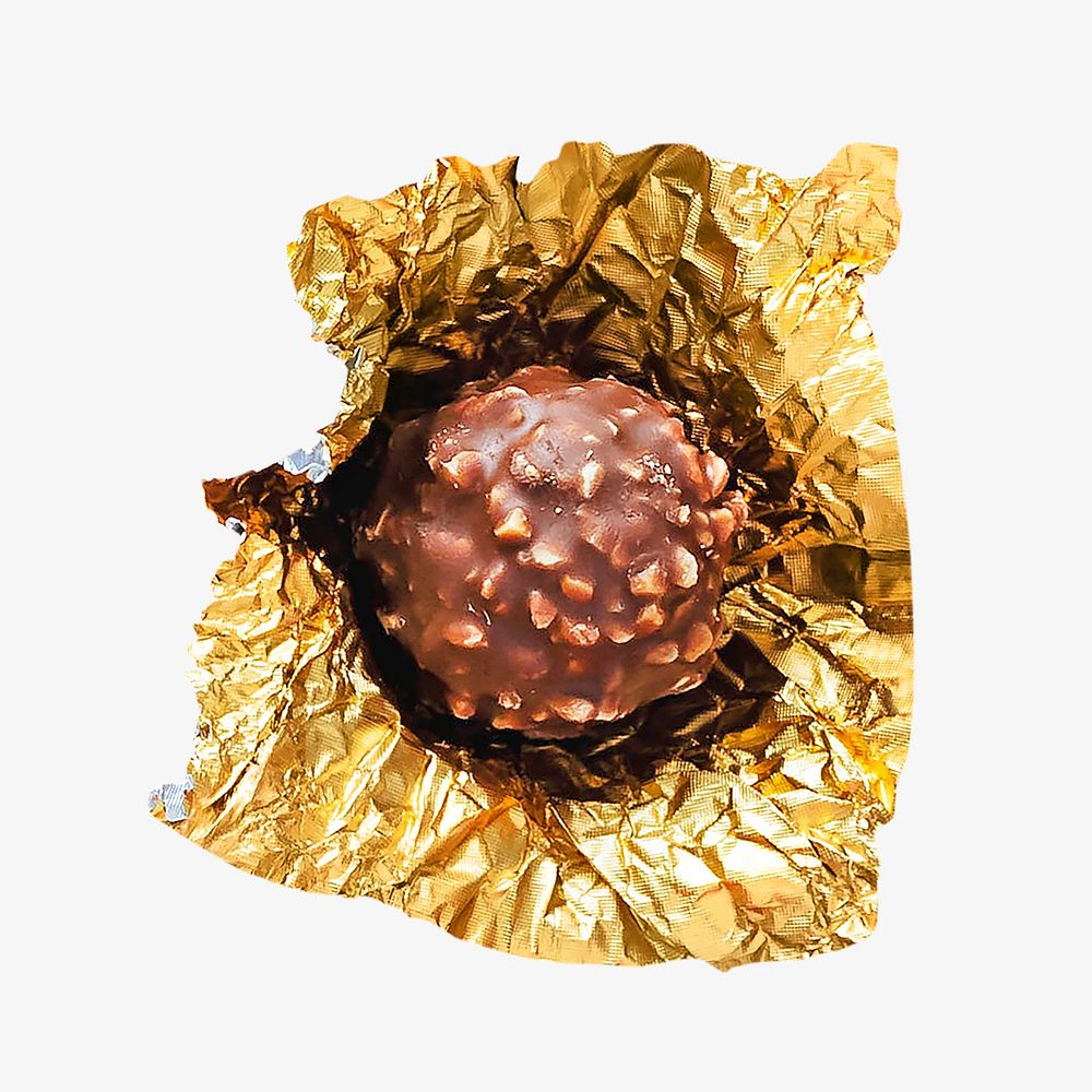 Nutty chocolates, isolated design