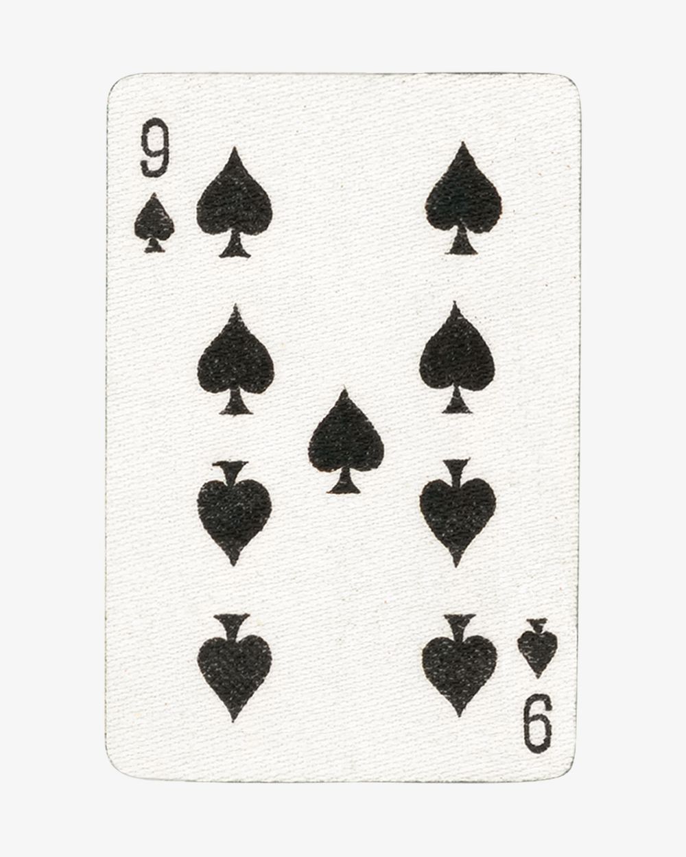 9 spade poker card isolated design. Remixed by rawpixel.