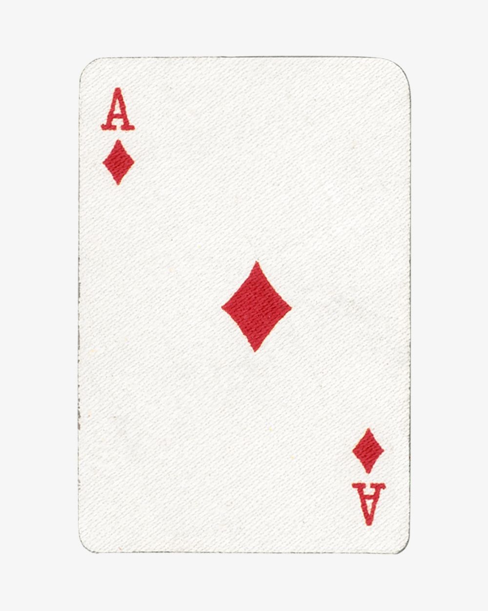 Ace diamond poker card isolated design. Remixed by rawpixel.